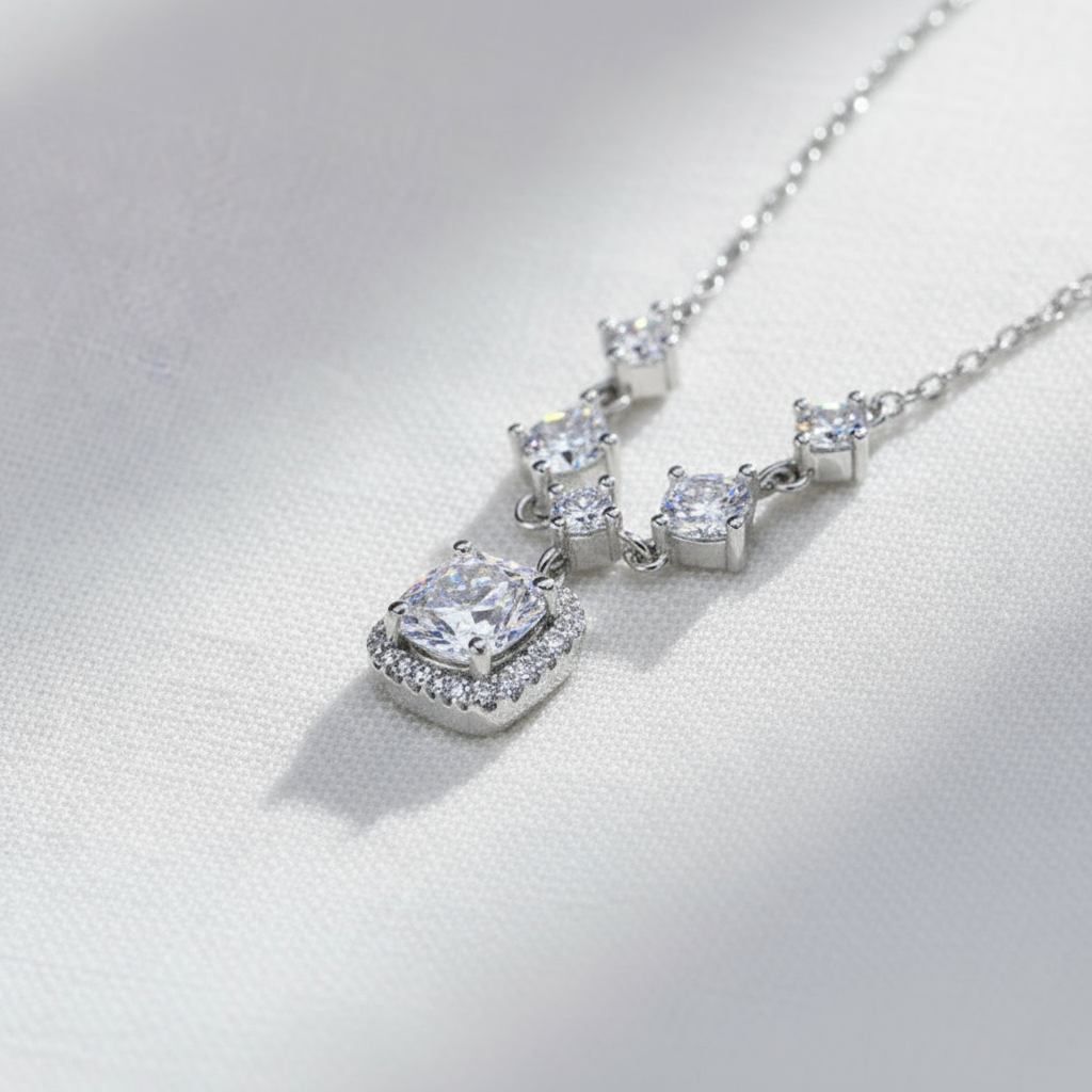 Serenity Necklace in Sterling Silver