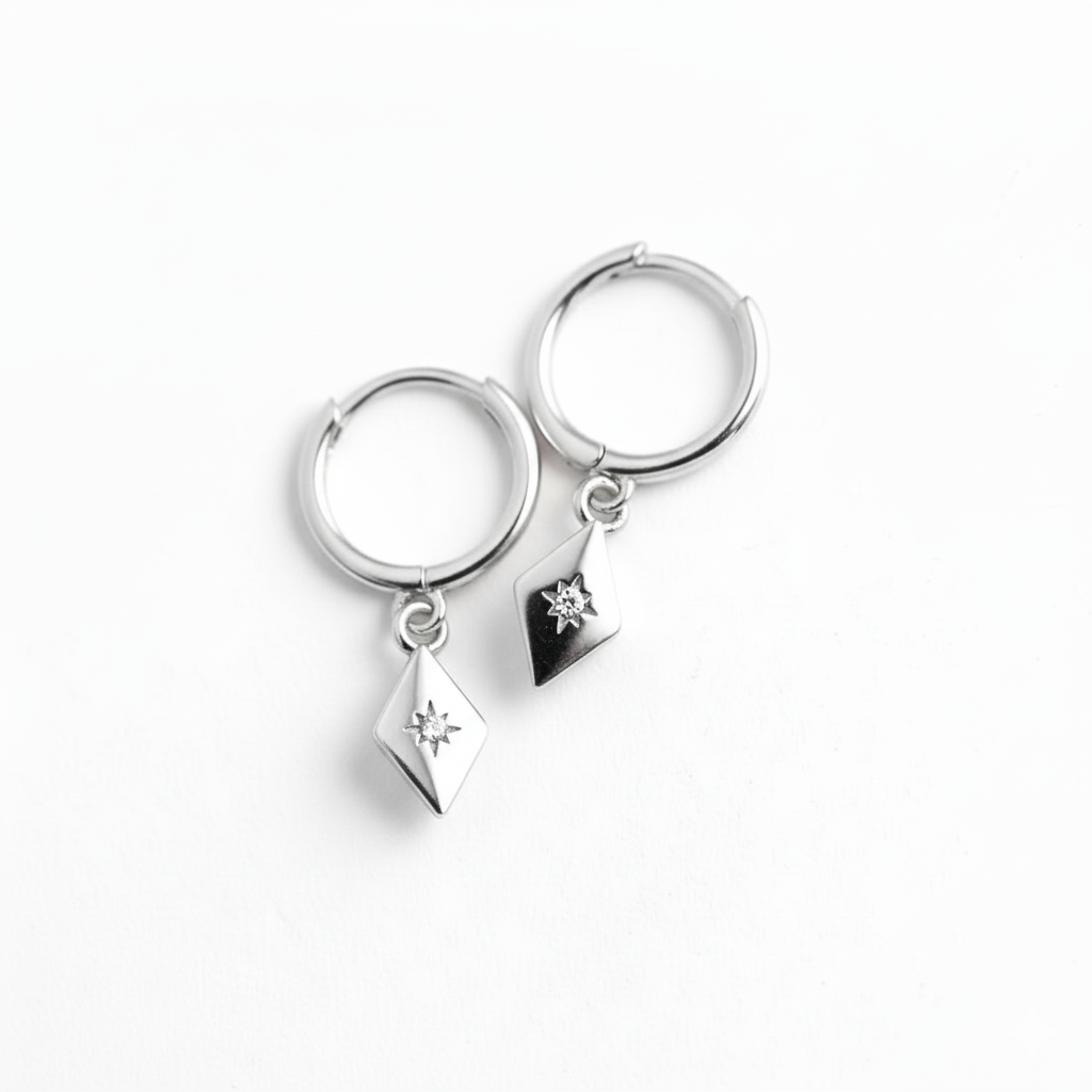 Starfall Earrings in Sterling Silver