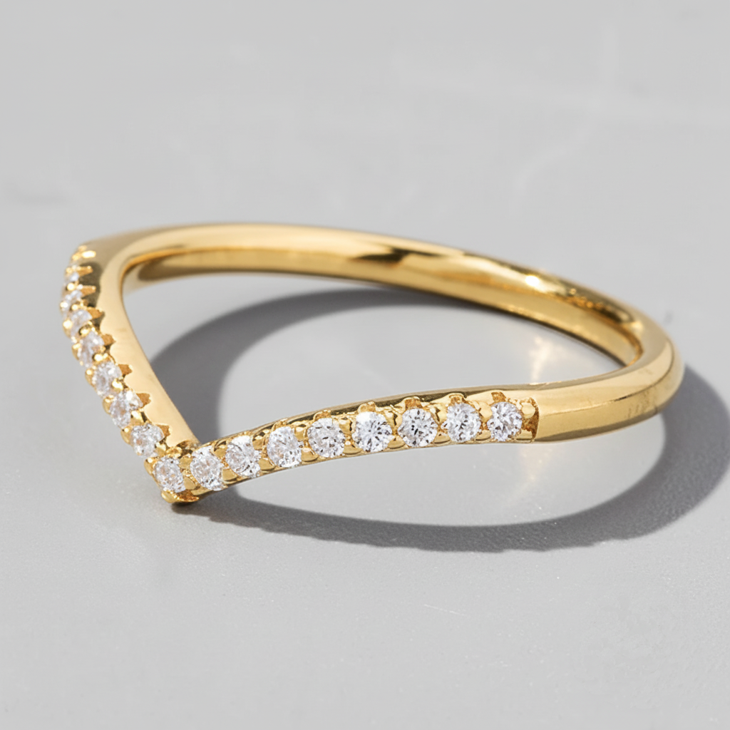 Miyako Majesty Ring in 14K Plated Gold