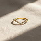 Miyako Majesty Ring in 14K Plated Gold