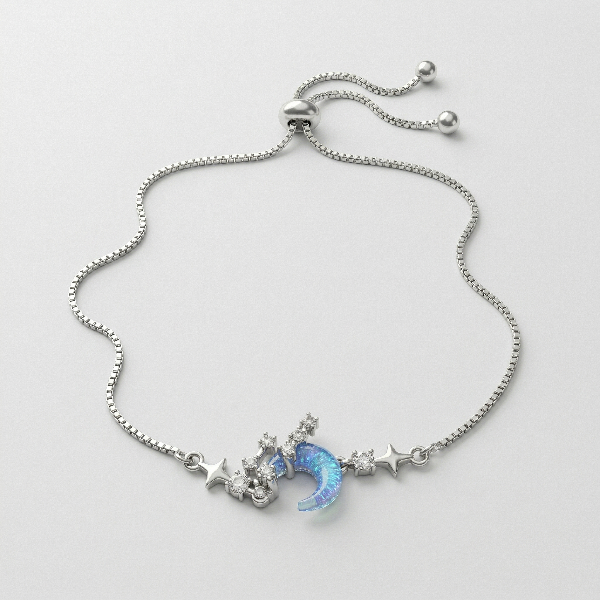 Opaline Crescent Bracelet