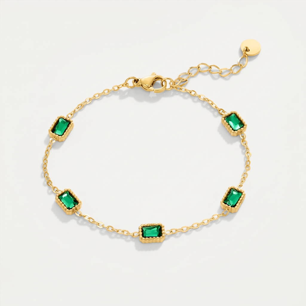 Emerald Tide Bracelet