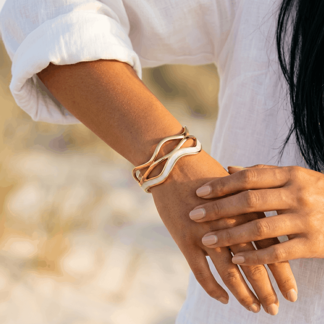 Pearl-Tide Drift Bracelet