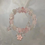 Ethereal Floral Charm Bracelet