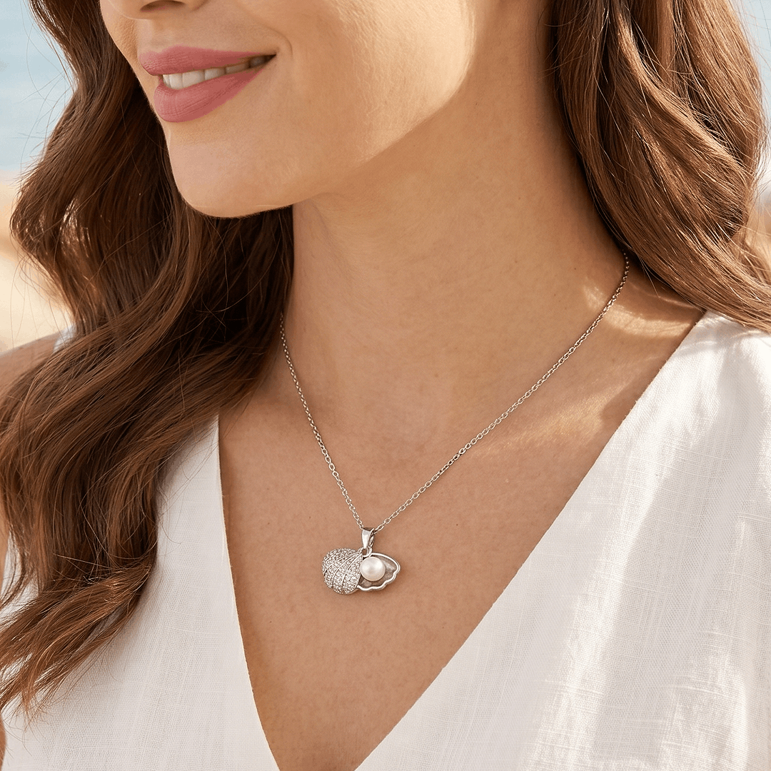 Mermaid Shell Necklace – Miyuna Jewels