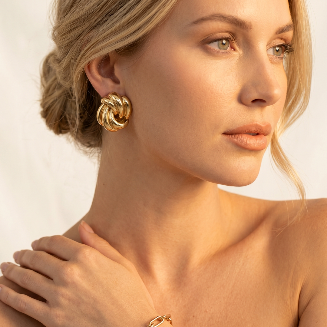 Adriana Gold Earrings