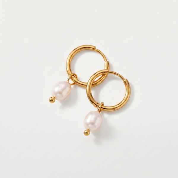 Drifting Pearl Earrings