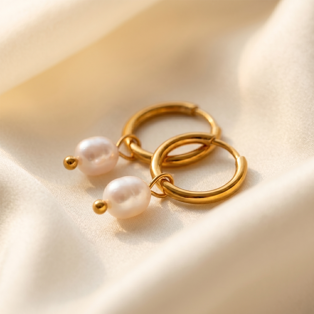 Drifting Pearl Earrings