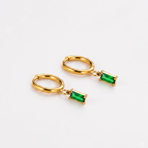 Emerald Tide Earring