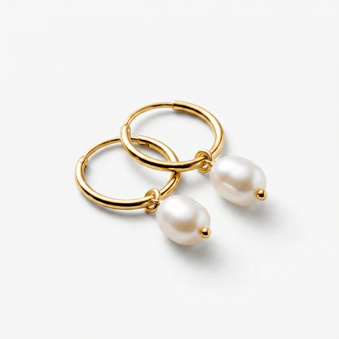 Drifting Pearl Earrings