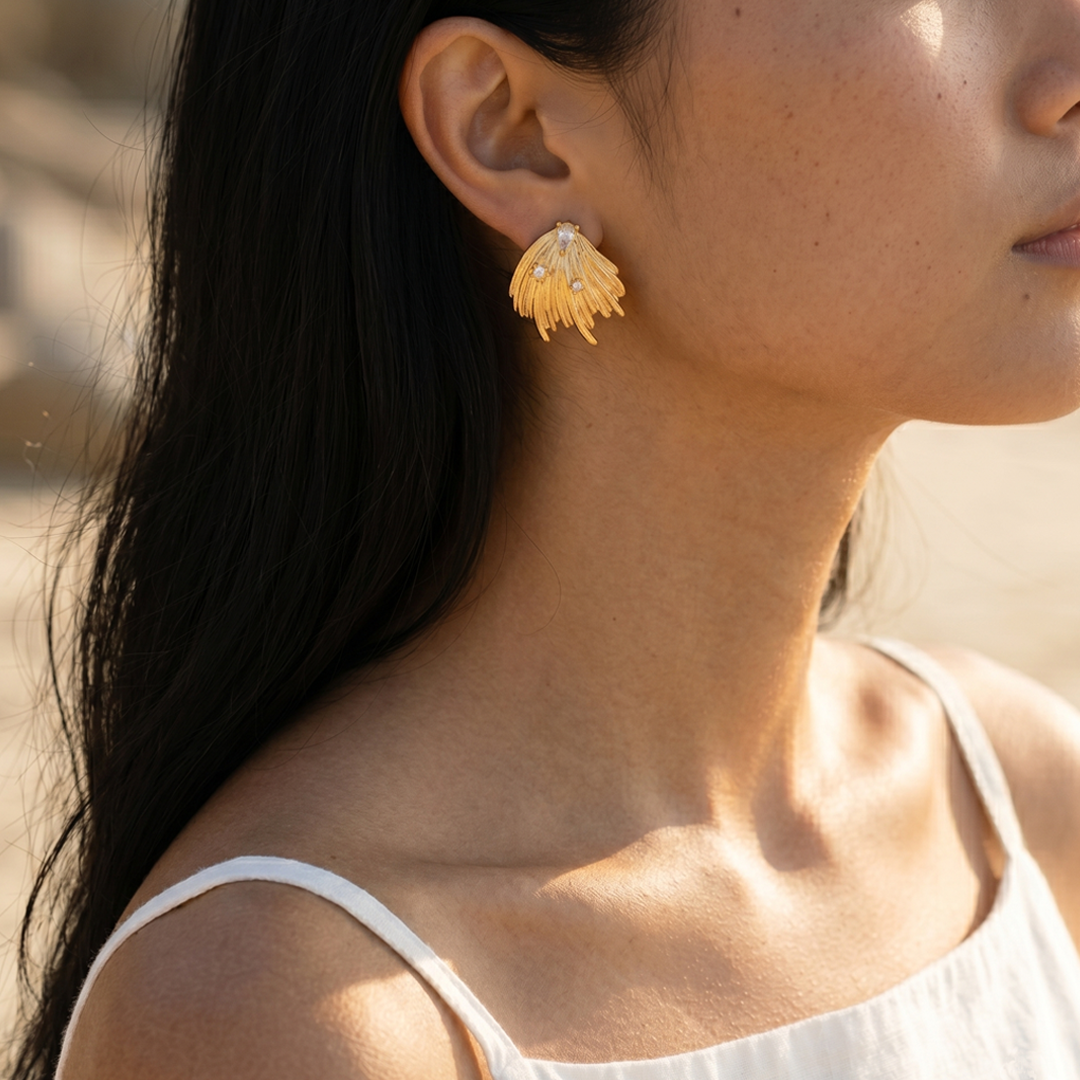 Wisteria Wing Earrings