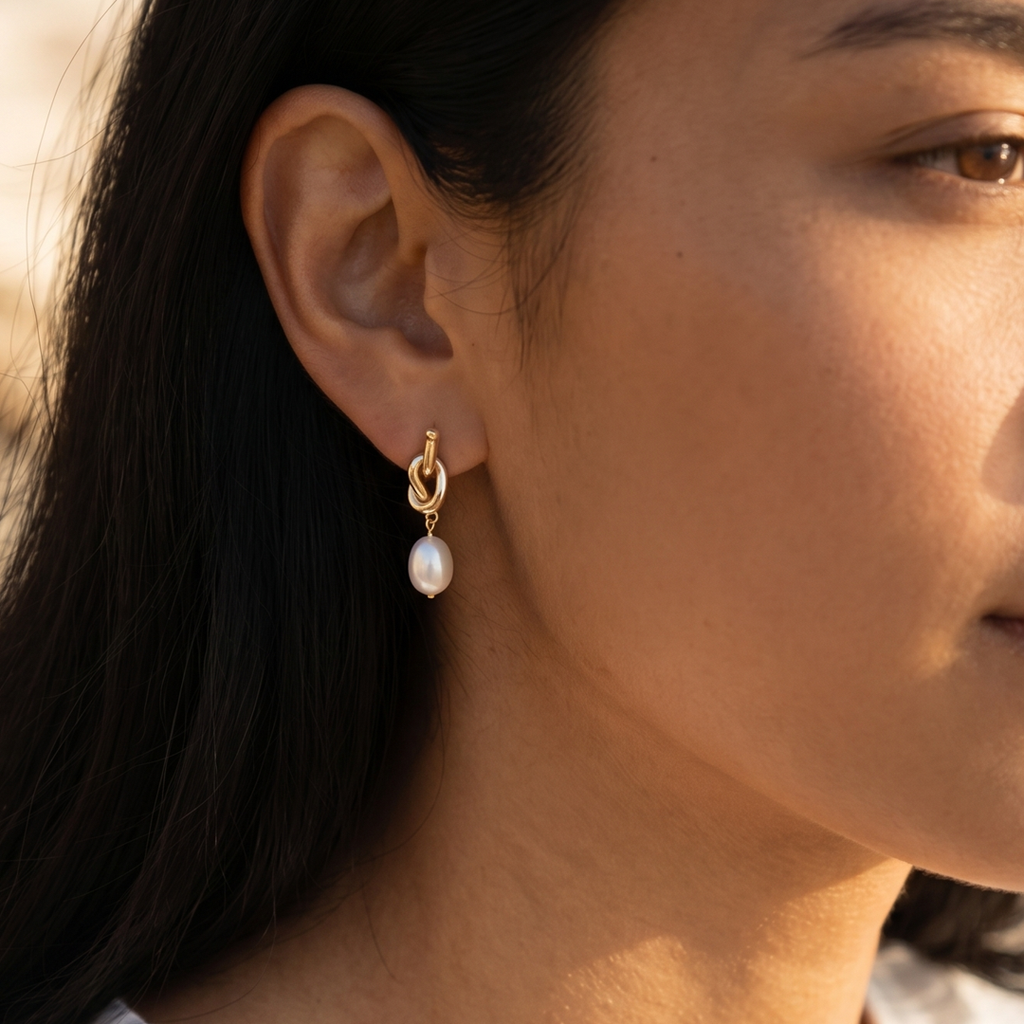 The Amari Pearl Earrings