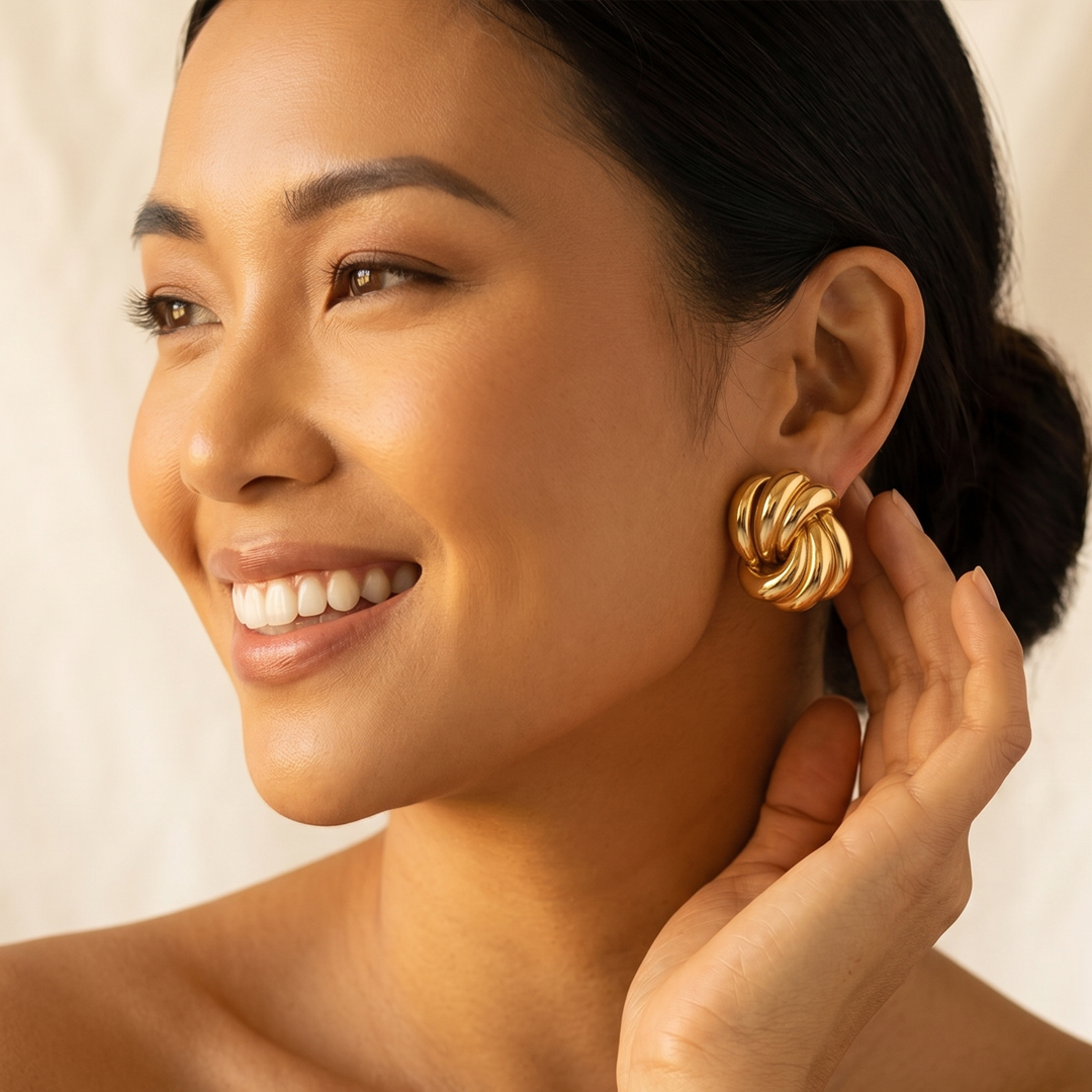 Adriana Gold Earrings