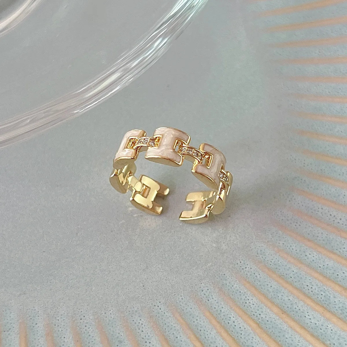 Sakura Charm Stackable Rings