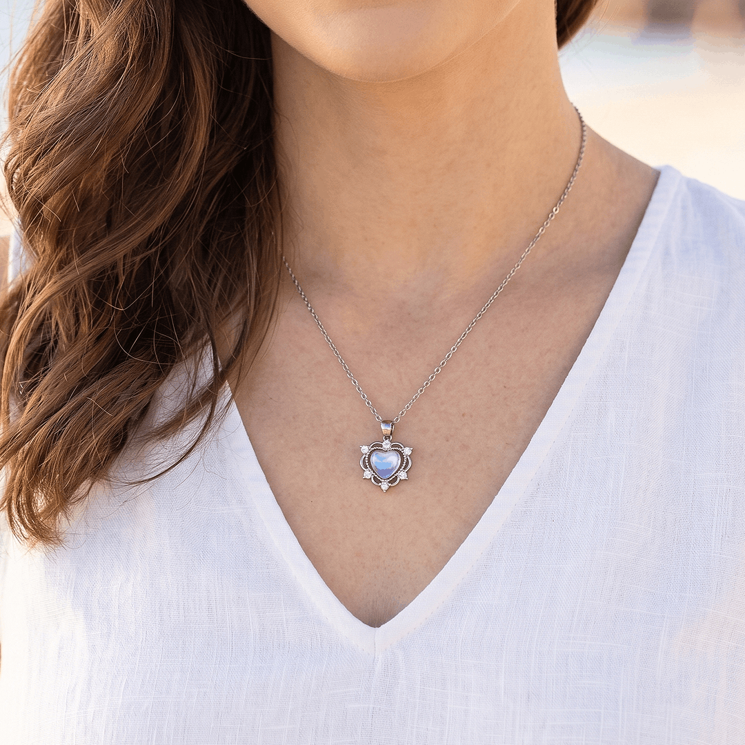 Moonlit Heart Pendant