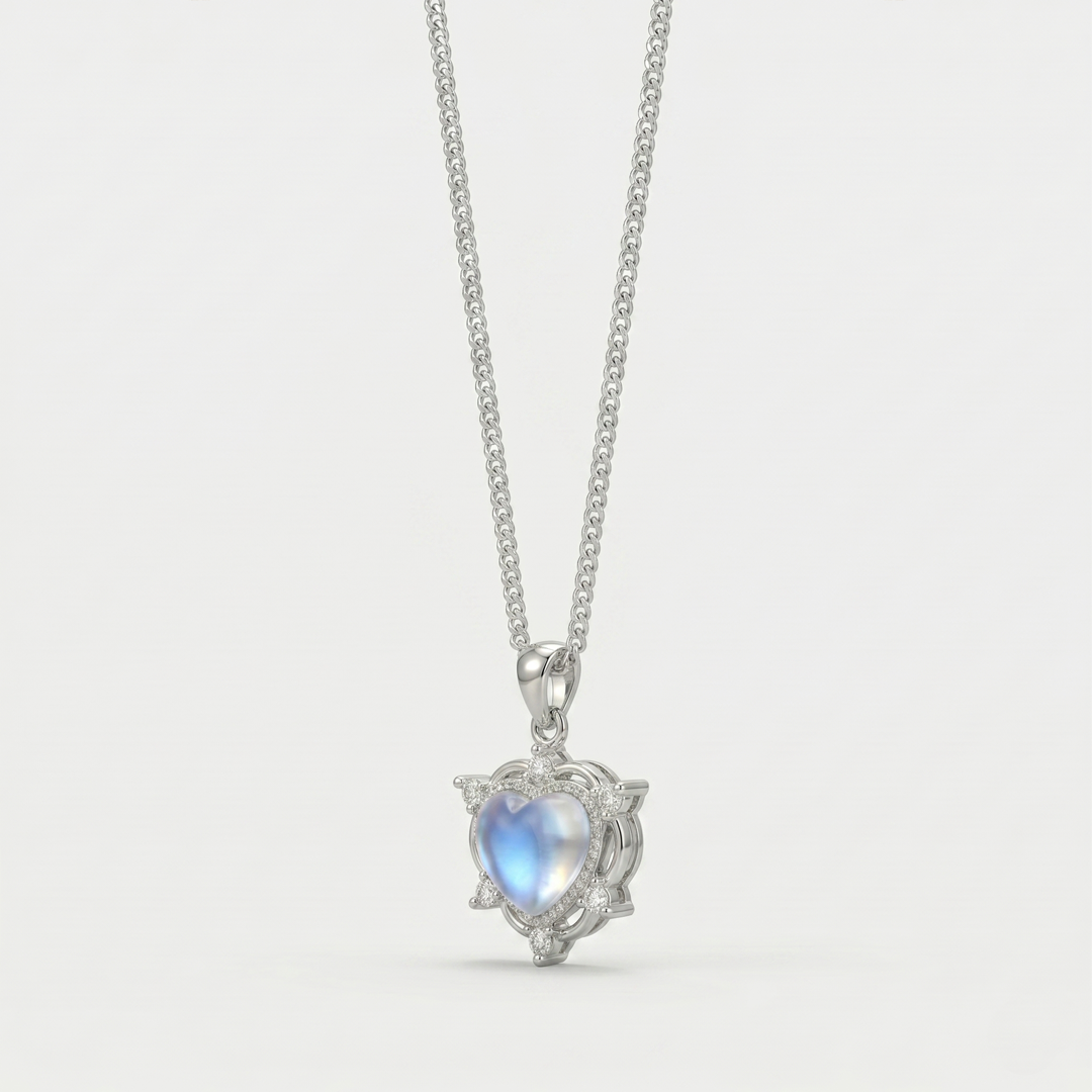 Moonlit Heart Pendant
