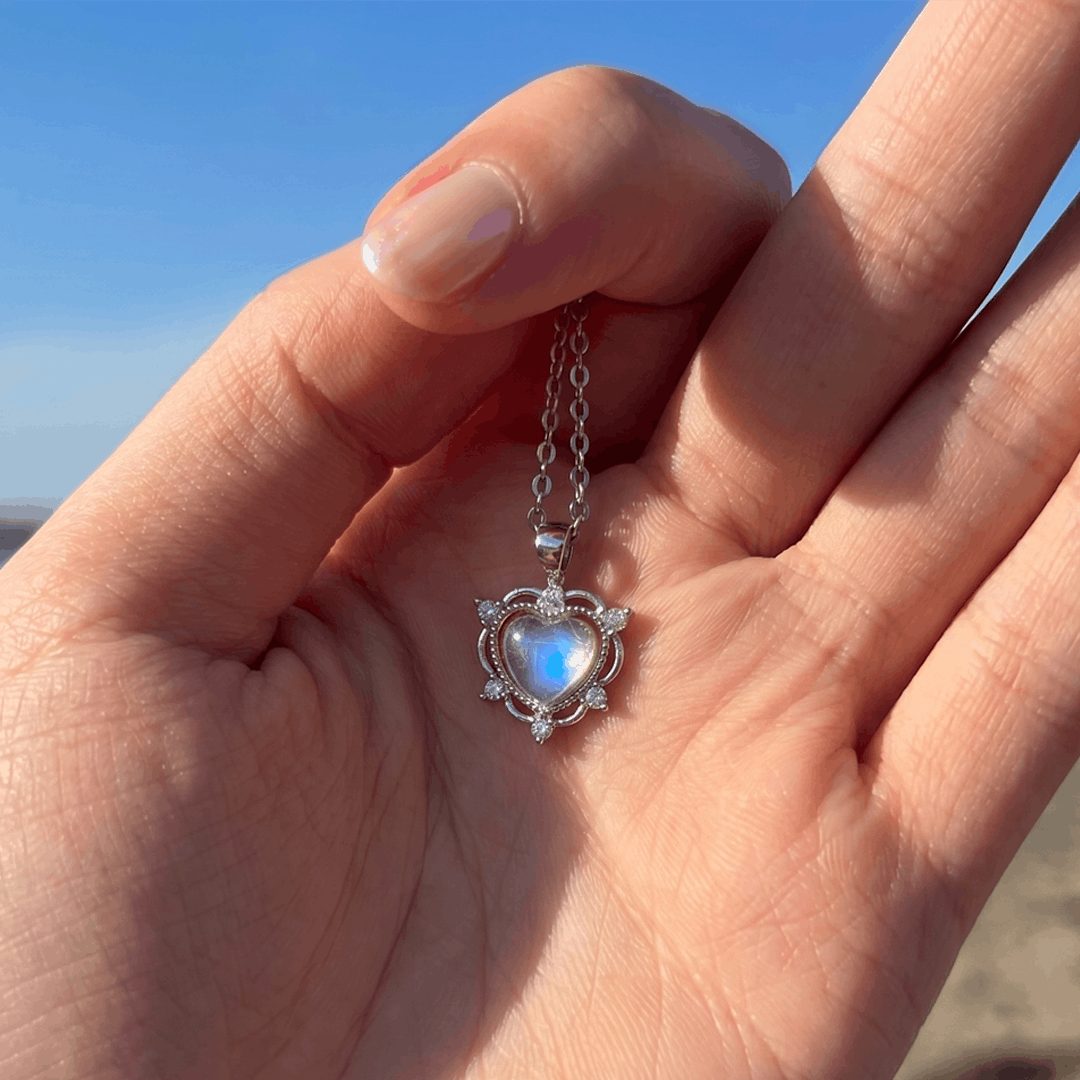 Moonlit Heart Pendant