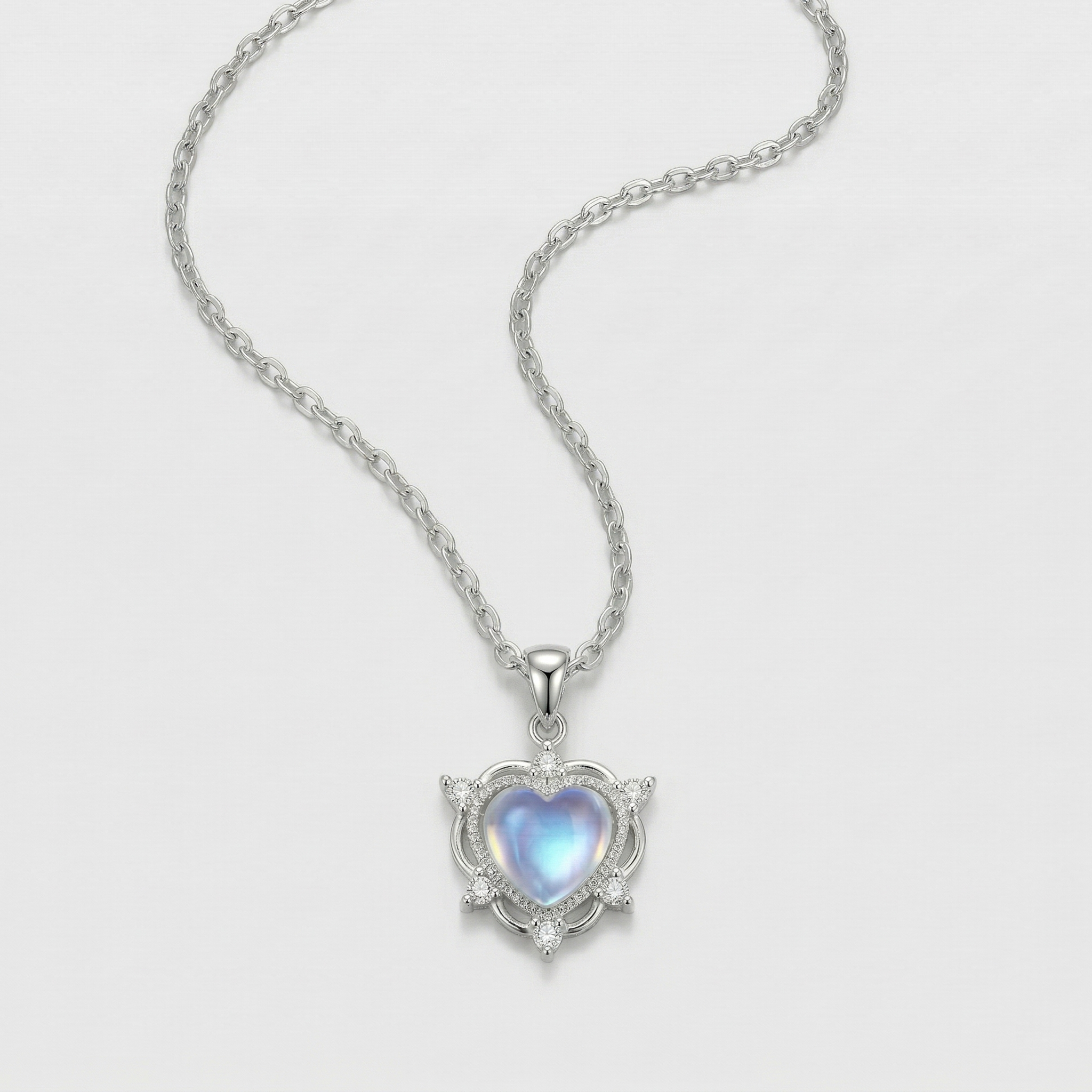 Moonlit Heart Pendant
