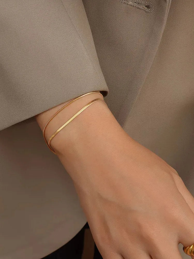 Aurielle Bracelet Plated in 18K Gold