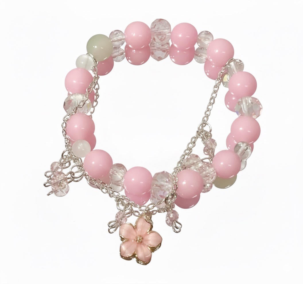 Cherry Blossom Beaded Chain