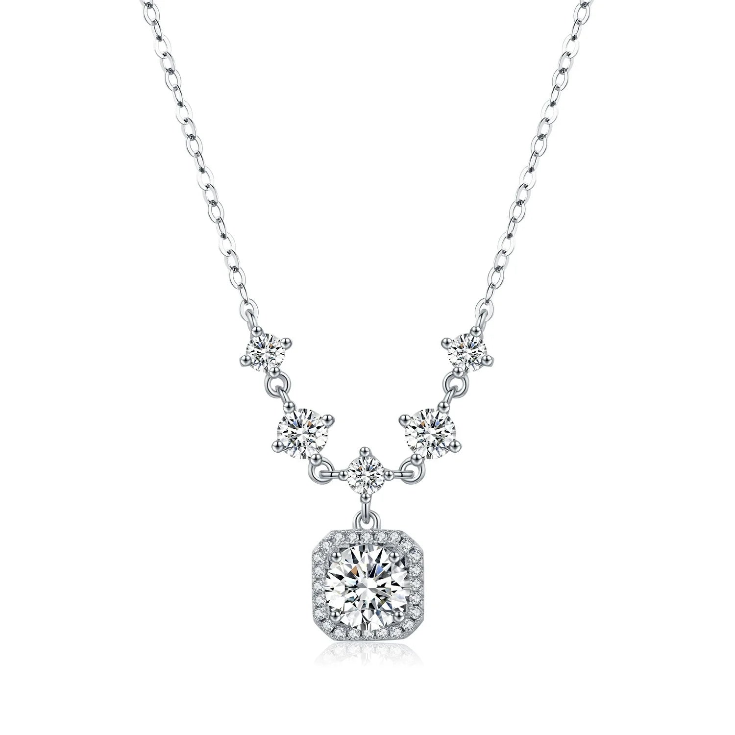 Serenity Necklace in Sterling Silver
