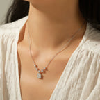 Serenity Necklace in Sterling Silver